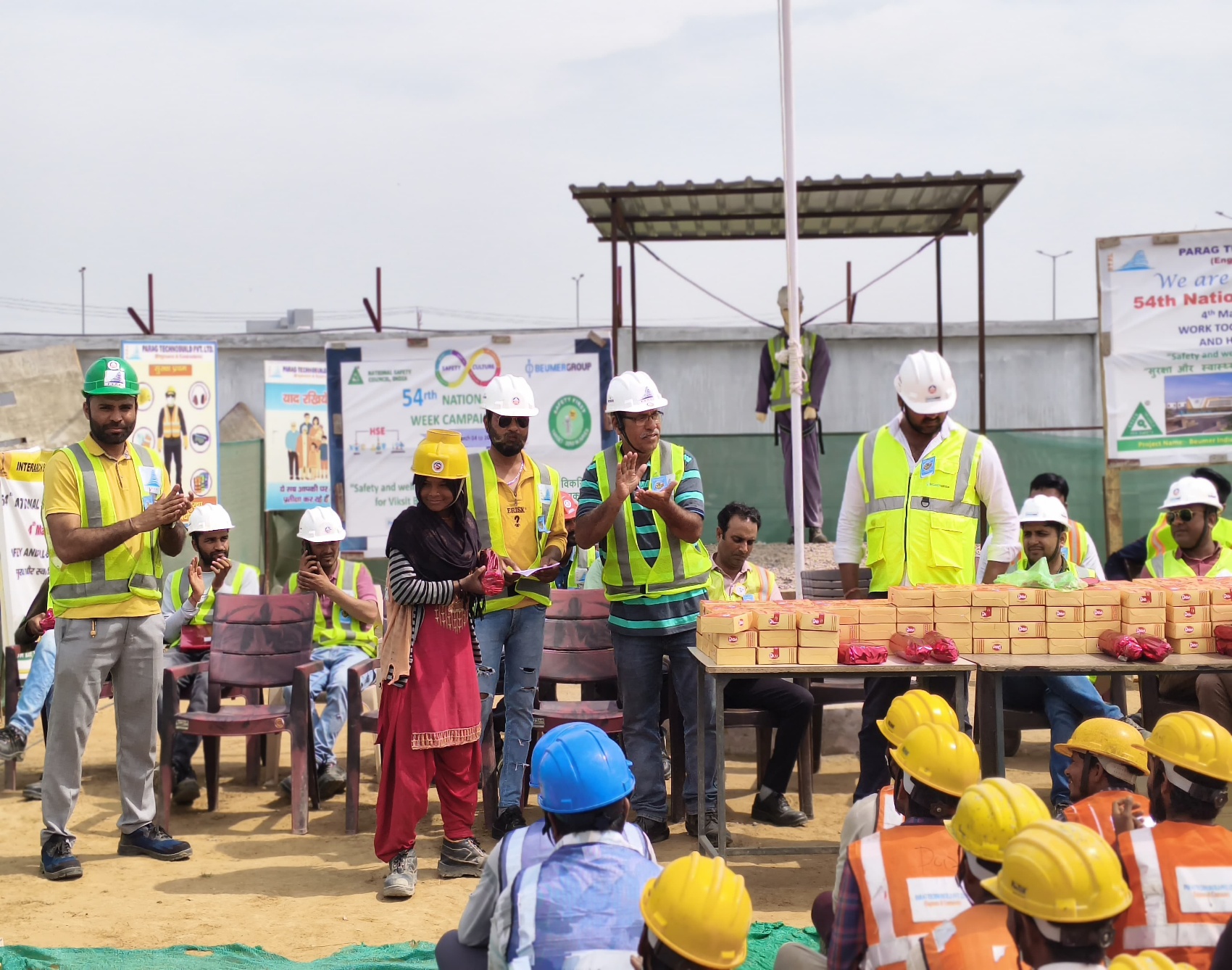 Labour Welfare Appreciation Program — workers assembly