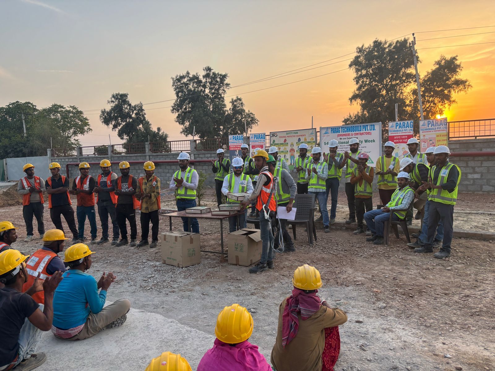 Labour welfare — sunset award distribution